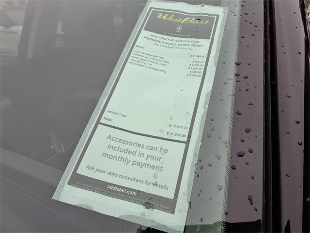 2026 Lincoln Aviator Premiere