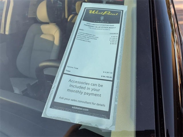 2026 Lincoln Aviator Premiere