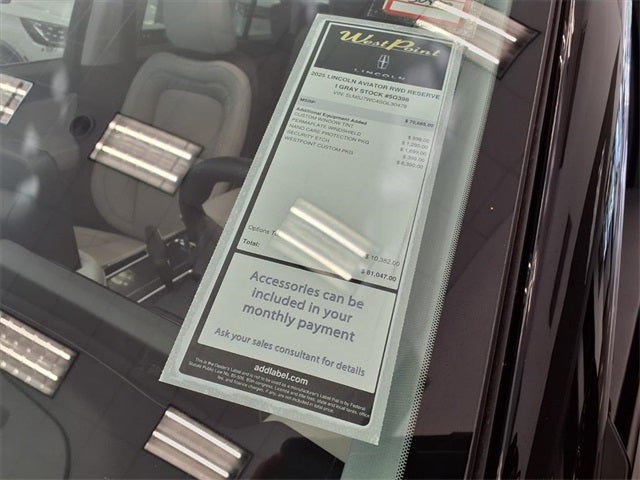 2025 Lincoln Aviator Reserve