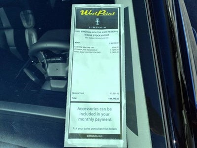 2025 Lincoln Aviator Reserve