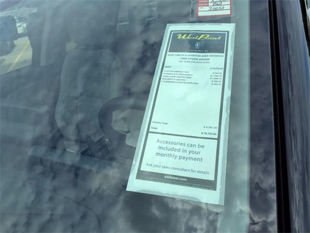 2025 Lincoln Aviator Reserve