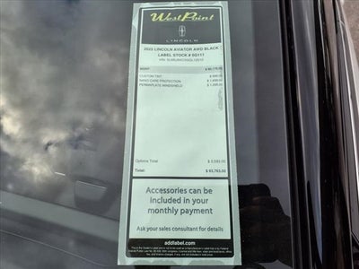 2025 Lincoln Aviator Black Label