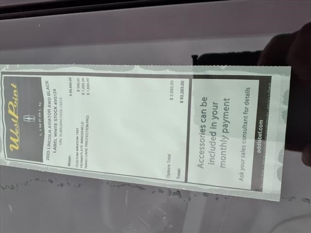 2025 Lincoln Aviator Black Label