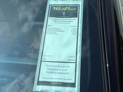 2025 Lincoln Aviator Black Label