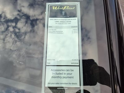 2025 Lincoln Aviator Black Label