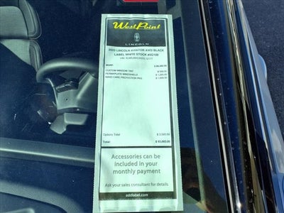 2025 Lincoln Aviator Black Label