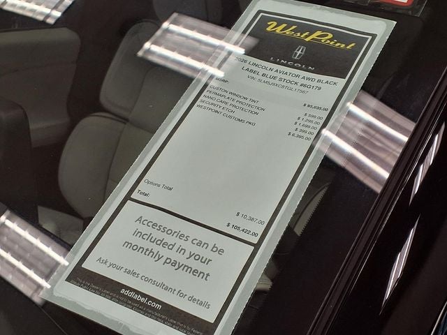 2026 Lincoln Aviator Black Label