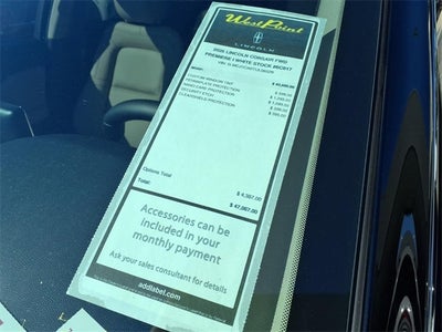 2026 Lincoln Corsair Premiere