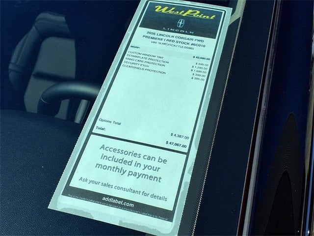 2026 Lincoln Corsair Premiere