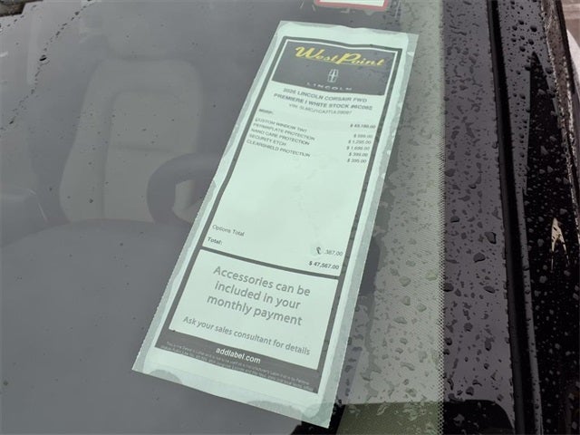 2026 Lincoln Corsair Premiere