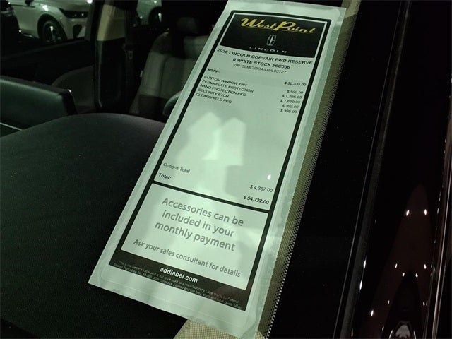 2026 Lincoln Corsair Reserve