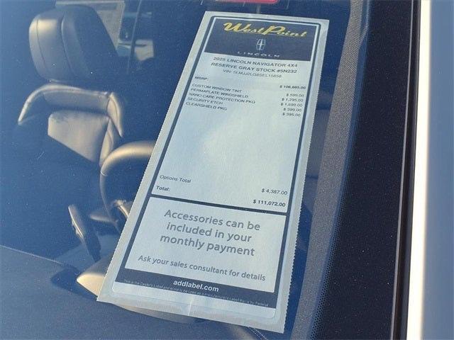 2025 Lincoln Navigator Reserve