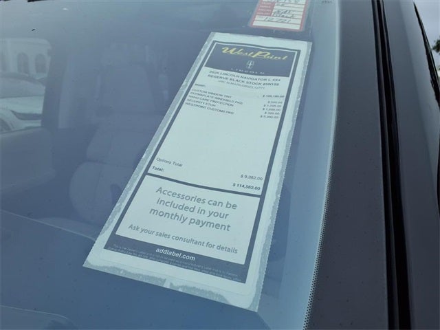 2025 Lincoln Navigator L Reserve