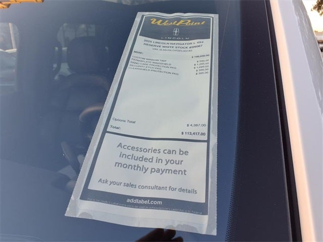2025 Lincoln Navigator L Reserve