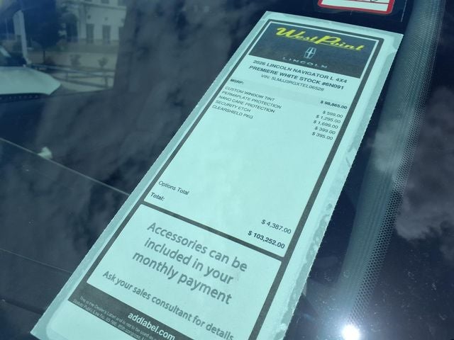 2026 Lincoln Navigator L Premiere