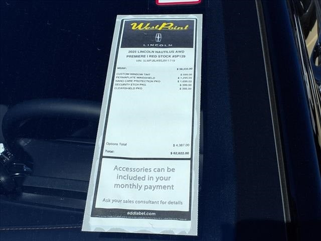 2025 Lincoln Nautilus Hybrid Premiere