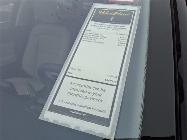 2026 Lincoln Nautilus Premiere