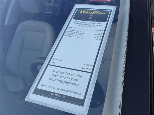 2026 Lincoln Nautilus Premiere