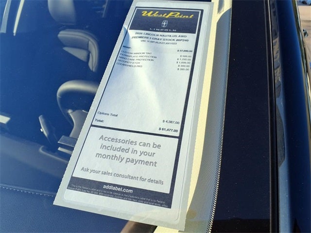 2026 Lincoln Nautilus Premiere