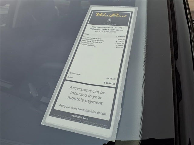 2026 Lincoln Nautilus Premiere