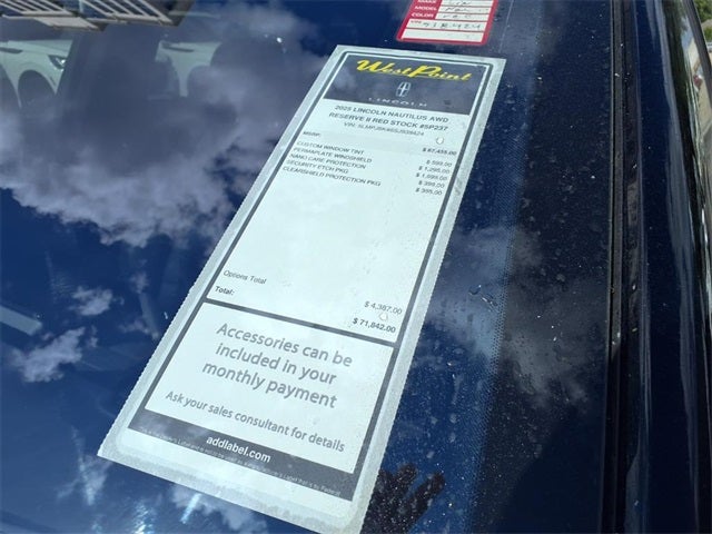 2025 Lincoln Nautilus Hybrid Reserve