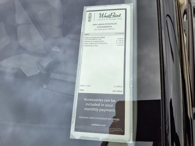 2026 Lincoln Nautilus Hybrid Reserve