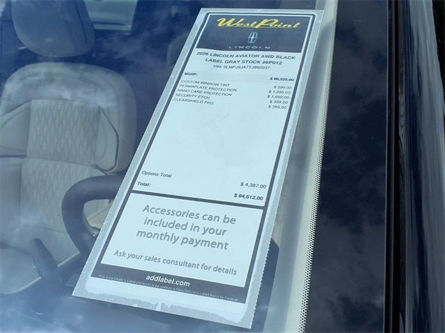 2026 Lincoln Nautilus Black Label