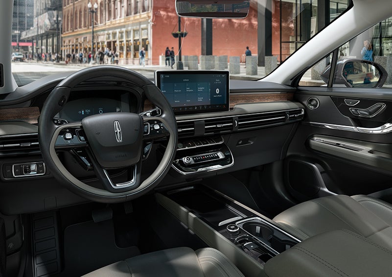 The interior dashboard of 2024 Lincoln Corsair® SUV is shown here. | West Point Lincoln in Houston TX