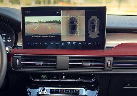 The driver of a 2024 Lincoln Corsair® SUV is shown selecting the drive mode. | West Point Lincoln in Houston TX