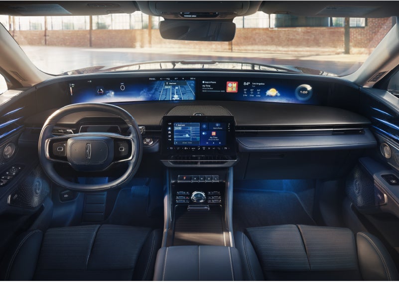 The panoramic display is shown in a 2026 Lincoln Nautilus® SUV. | West Point Lincoln in Houston TX