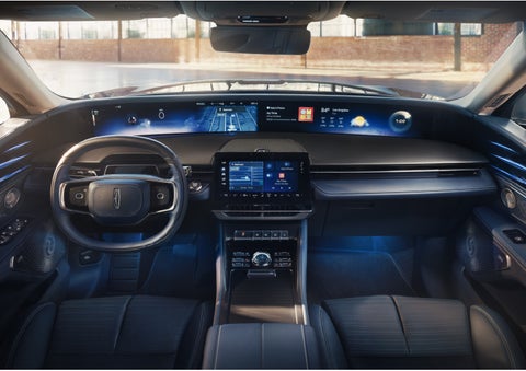 The panoramic display is shown in a 2026 Lincoln Nautilus® SUV. | West Point Lincoln in Houston TX