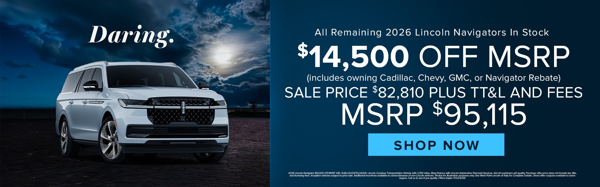 $12305 OFF MSRP