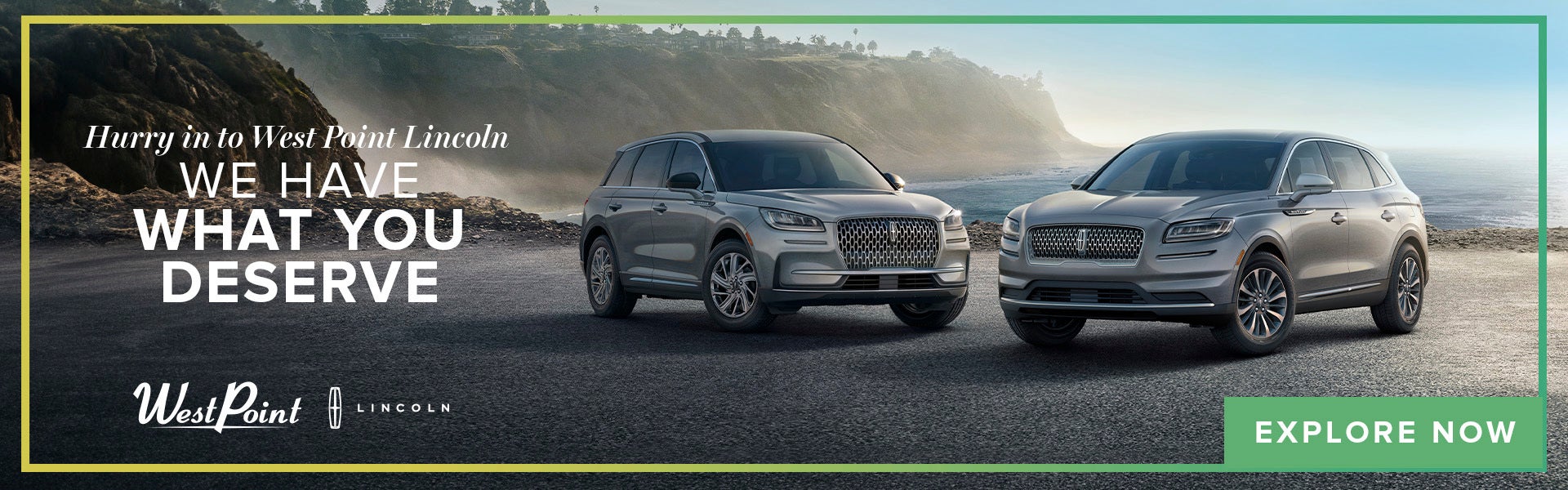 We have what you deserve