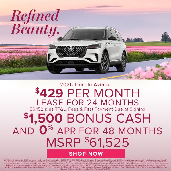 2026 Lincoln Aviator