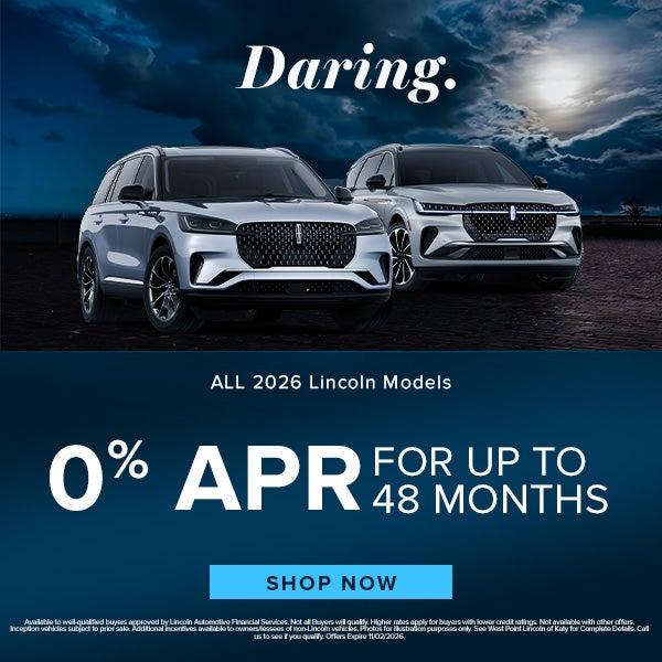 0% APR FOR UP TO 48 MONTHS